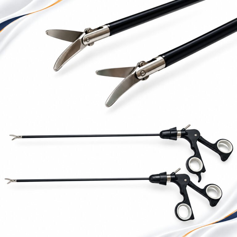 Laparoscopic Scissors — styled product photograph